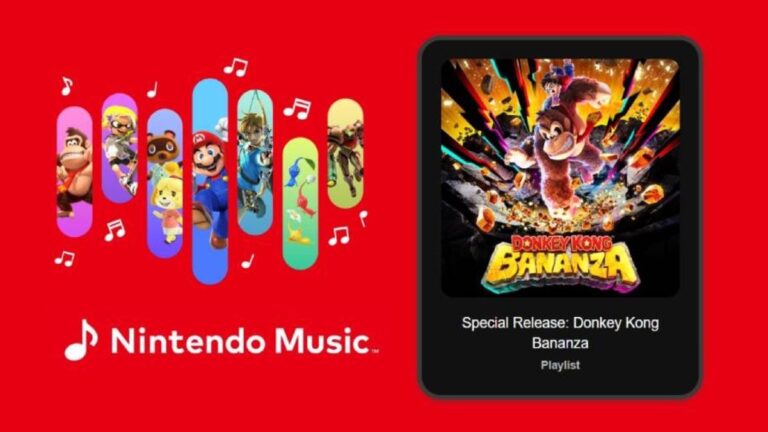 Nintendo Music recebe trilha sonora de Donkey Kong Bananza com 229 faixas