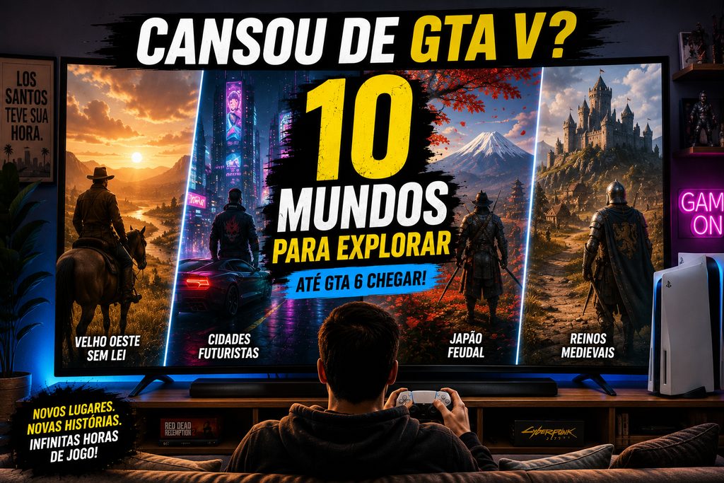 Cansou de GTA V? Estes 10 jogos de mundo aberto podem ocupar você até GTA 6
