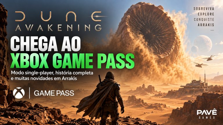 Dune: Awakening chega ao Xbox Game Pass com novidade que muda o jogo