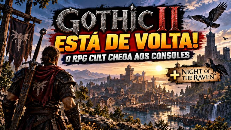 Gothic II volta aos consoles após mais de 20 anos com expansão incluída