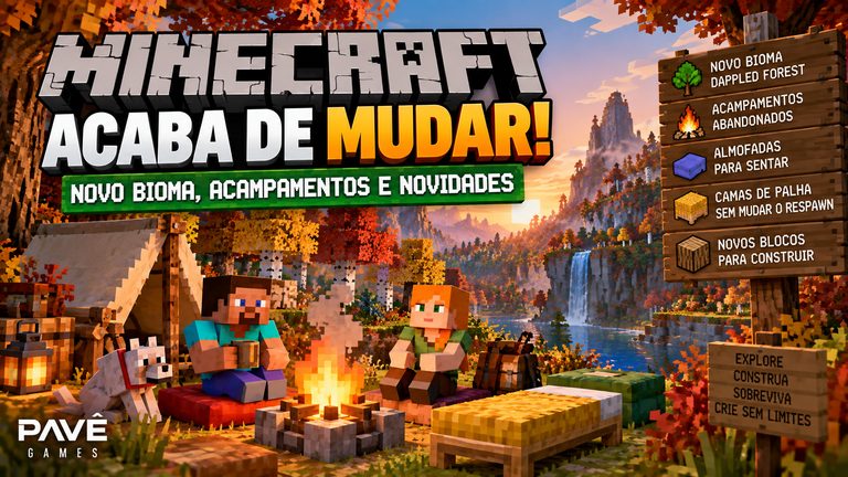 Minecraft acaba de ganhar novidades que mudam a exploração do jogo