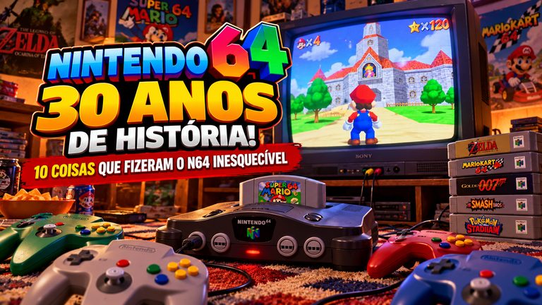 Nintendo 64 completa 30 anos: 10 coisas que fizeram o console inesquecível