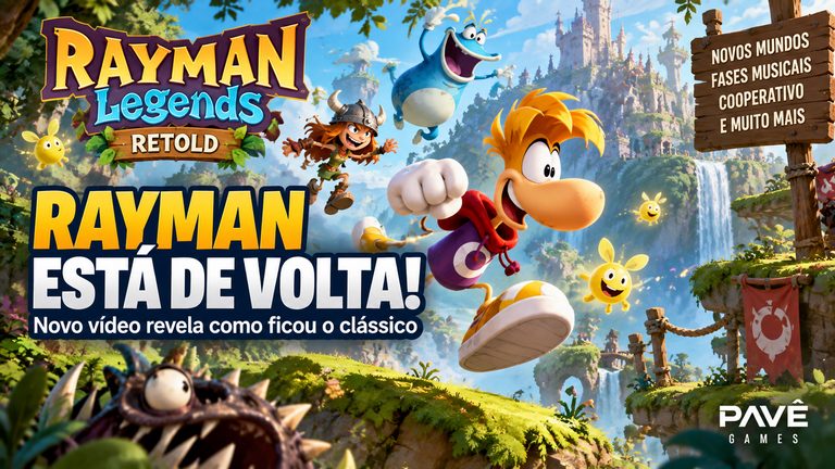 Rayman está de volta! Novo vídeo mostra como ficou o clássico totalmente renovado