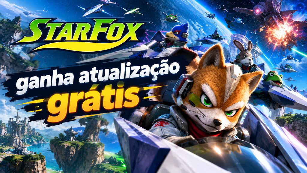 Star Fox ganha atualização grátis no Switch 2 com multiplayer para 4 jogadores