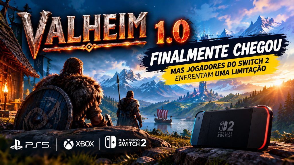 Valheim 1.0 finalmente chegou — mas jogadores do Switch 2 enfrentam uma limitação