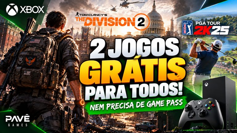 Xbox libera 2 jogos de graça para todos neste fim de semana