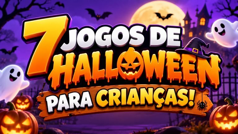 7 jogos de Halloween para crianças que dão sustos e muitas risadas