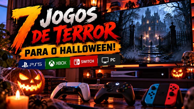 7 jogos de terror para curtir o Halloween no PS5, Xbox, Switch e PC