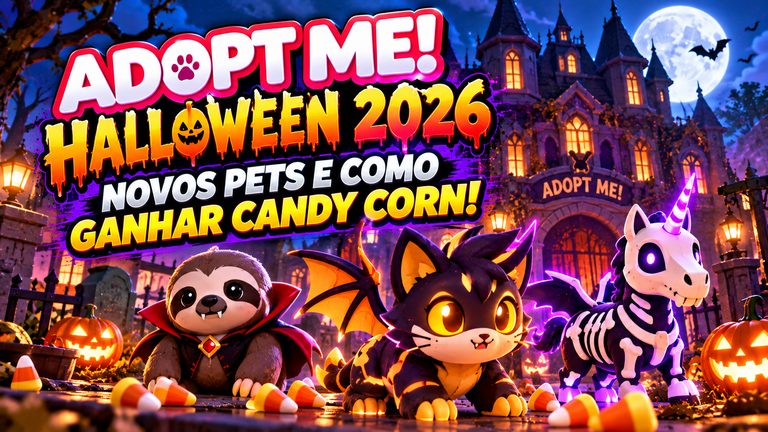 Adopt Me Halloween 2026: como ganhar Candy Corn, conseguir novos pets e vencer o Hauntlet 2