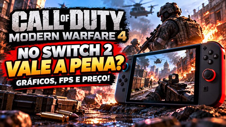 Call of Duty no Switch 2 vale a pena? Veja gráficos, FPS e diferenças para PS5 e Xbox