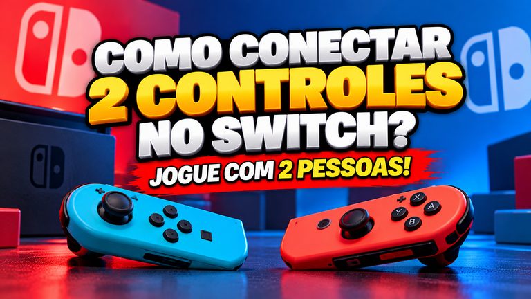 Como conectar dois controles no Nintendo Switch para jogar juntos