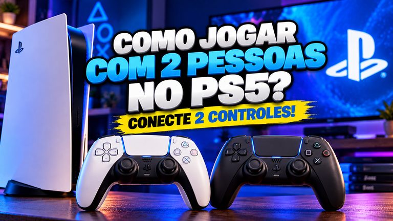 Como jogar com 2 pessoas no PS5? Veja como conectar os controles