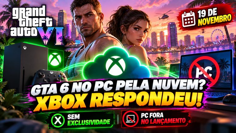 GTA 6 no PC pelo Xbox Cloud? Microsoft esclarece rumor que animou jogadores