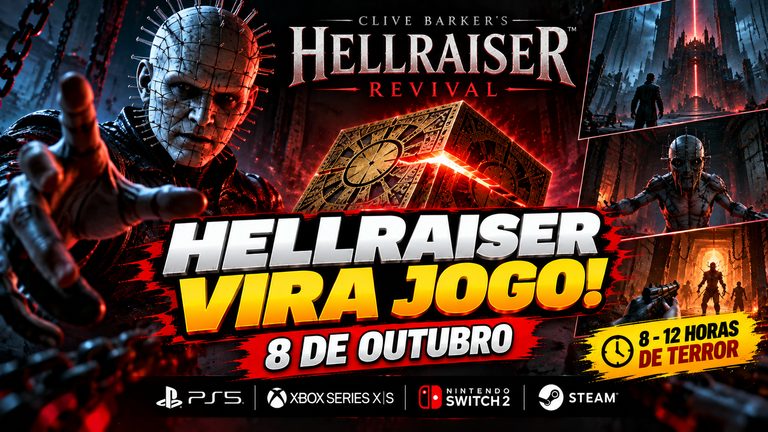 Hellraiser vira jogo de terror nesta semana; conheça Revival