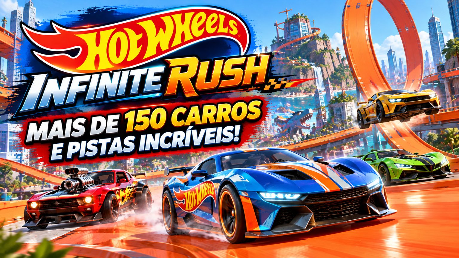 Hot Wheels Infinite Rush: conheça o jogo com mais de 150 carros