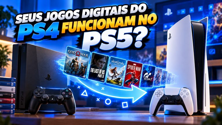 Jogos digitais do PS4 funcionam no PS5? Veja como recuperar sua biblioteca