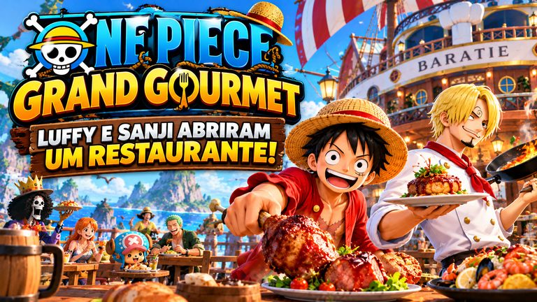 ONE PIECE: Grand Gourmet chegou! Novo jogo coloca Luffy e Sanji em um restaurante pirata