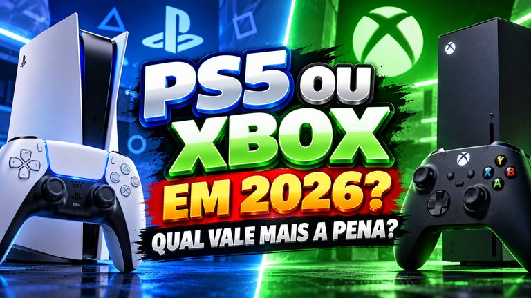 PS5 ou Xbox em 2026? Veja qual console vale mais a pena comprar