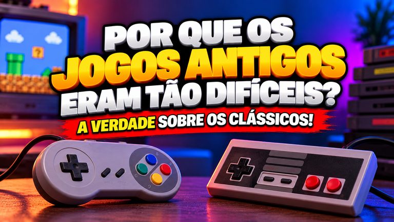 Por que os jogos antigos eram tão difíceis? Entenda os motivos