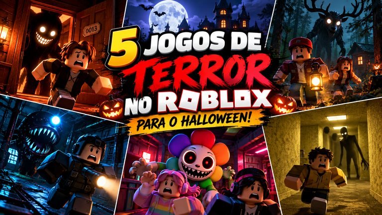 Roblox no Halloween: 5 jogos de terror para jogar com amigos em 2026